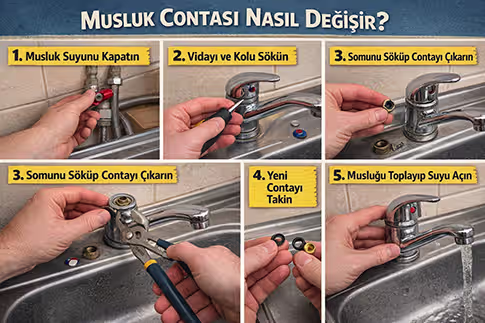 Musluk Contası Nasıl Değişir? Musluk Damlatma Sorununun Pratik Çözümü