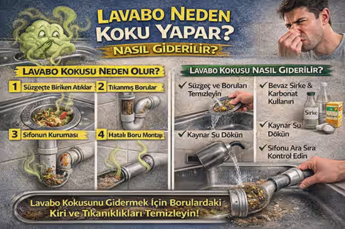 Lavabo Neden Koku Yapar? Nasıl Giderilir?