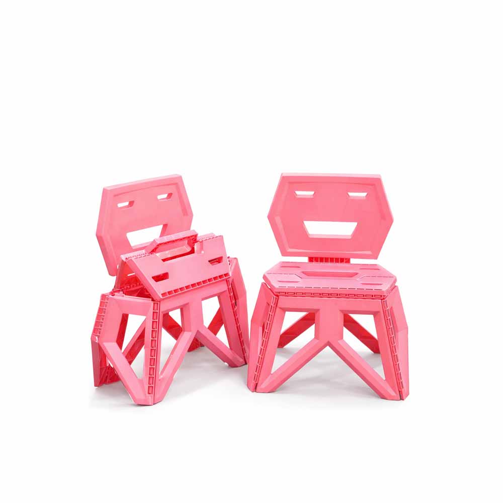 Katlanabilir Çocuk Koltuğu Pembe 323 resmi