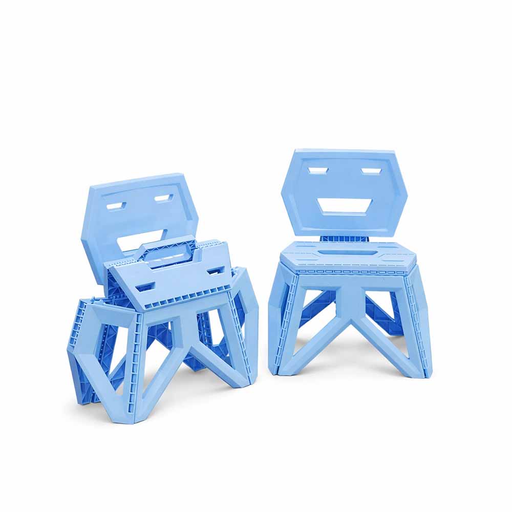 Katlanabilir Çocuk Koltuğu Mavi 323 resmi