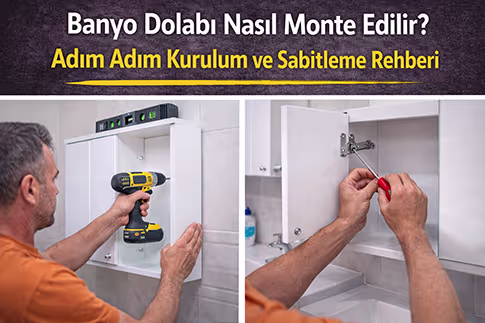 Banyo Dolabı Nasıl Monte Edilir? Adım Adım Kurulum ve Sabitleme Rehberi