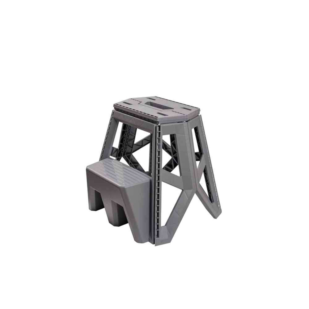 Tank Katlanabilir Basamak Tabure Antrasit 325 resmi