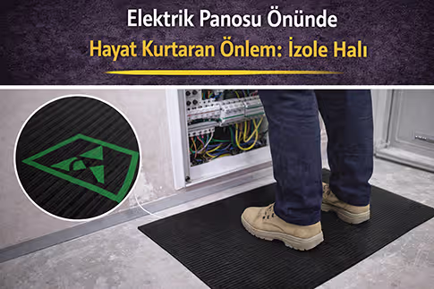 Elektrik Panosu Önünde İzole Halı Kullanımı? Hayat Kurtaran Güvenlik Rehberi