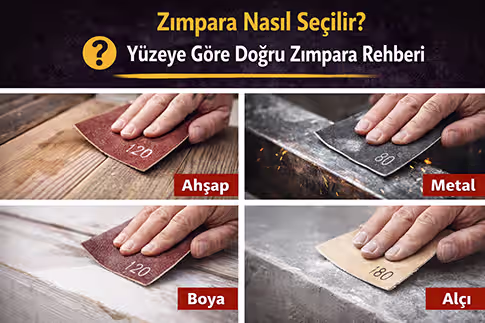 Zımpara Nasıl Seçilir? Yüzeye Göre Doğru Zımpara Rehberi