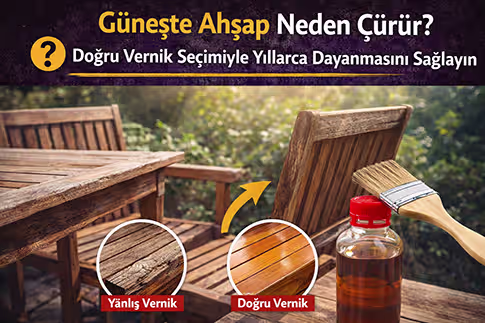 Güneşte Ahşap Neden Çürür? Doğru Vernik Seçimiyle Yıllarca Dayanmasını Sağlayın