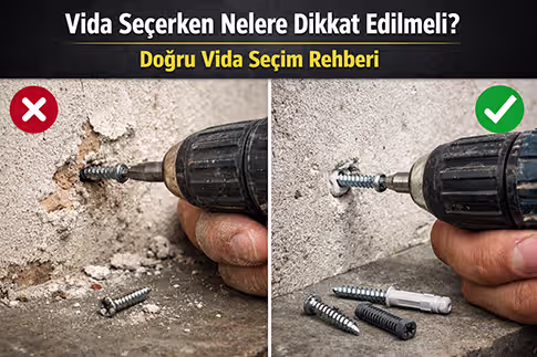 Vida Seçerken Nelere Dikkat Edilmeli Doğru Vida Seçim Rehberi