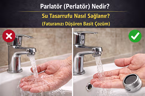 Perlatör Nedir? Su Tasarrufu Nasıl Sağlanır? (Faturanızı Düşüren Basit Çözüm)