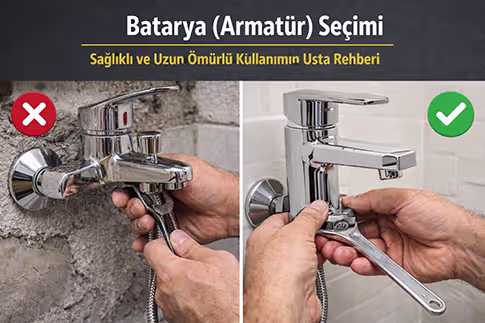 Batarya (Armatür) Seçimi: Sağlıklı ve Uzun Ömürlü Kullanımın Usta Rehberi