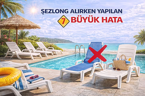 Şezlong Alırken Yapılan 7 Büyük Hata