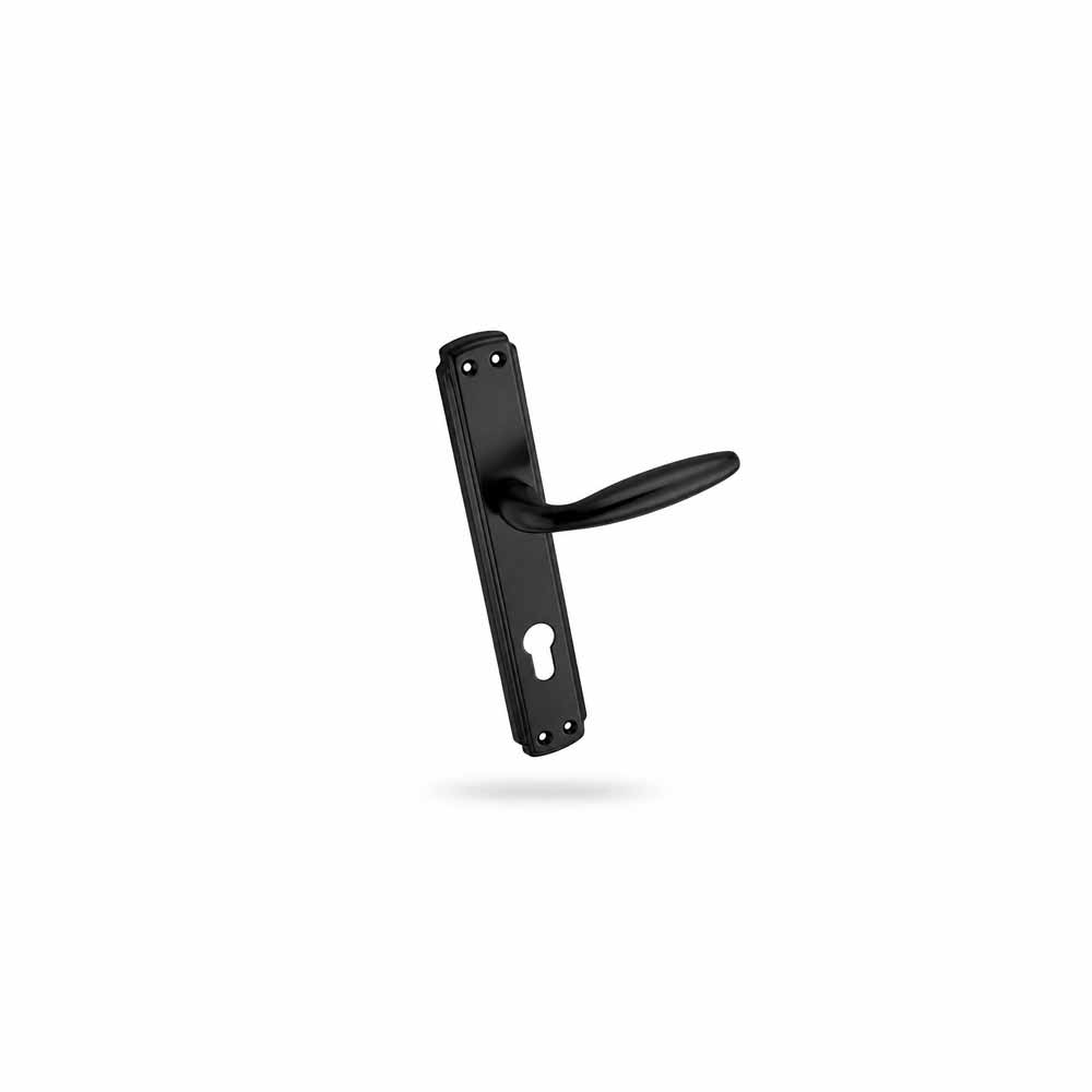 İnan Meltem Kapı Kolu Takımı Yale Siyah As-204 resmi