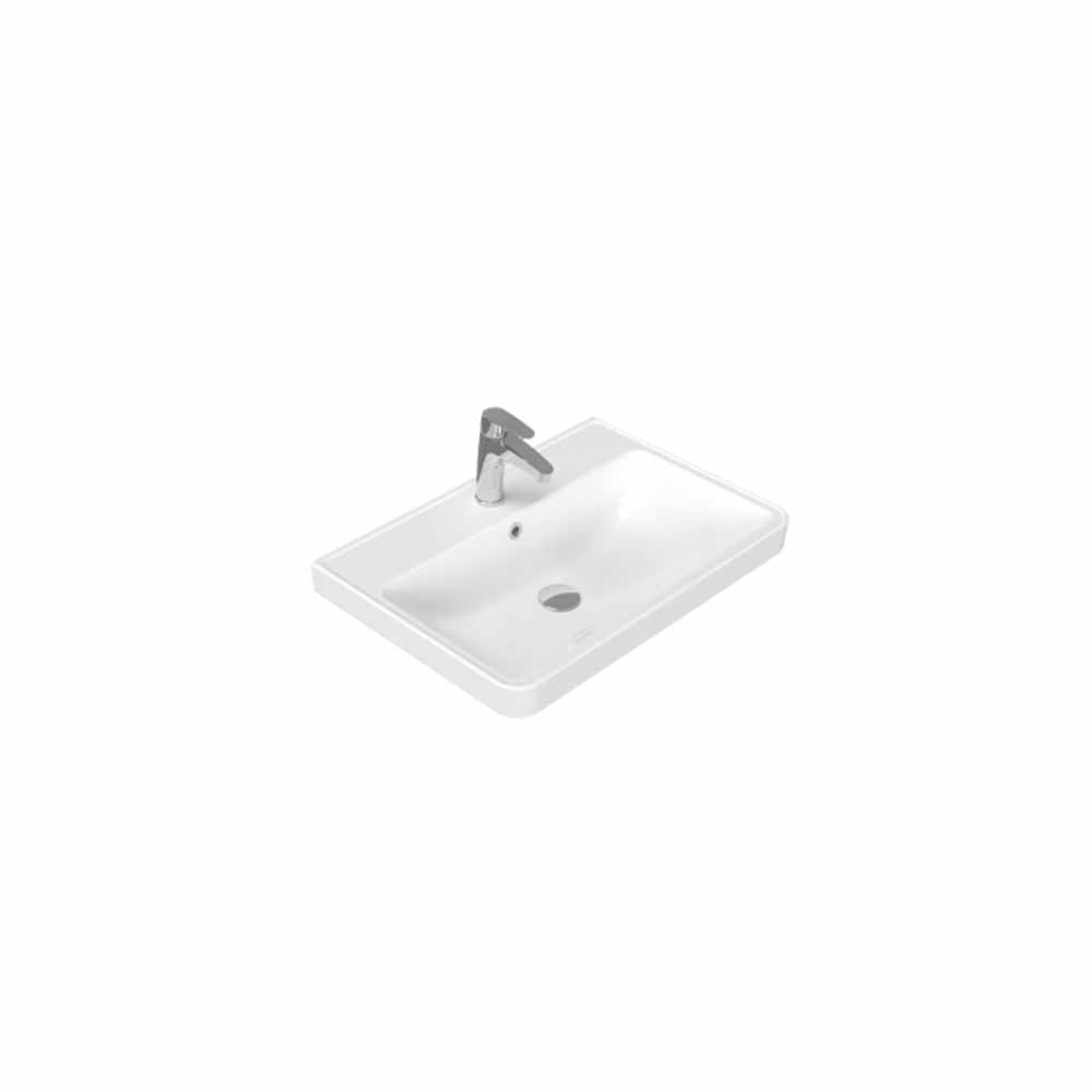 Turkuaz Cerastyle Luna Etajerli Lavabo 50X38 Cm 077900-U resmi