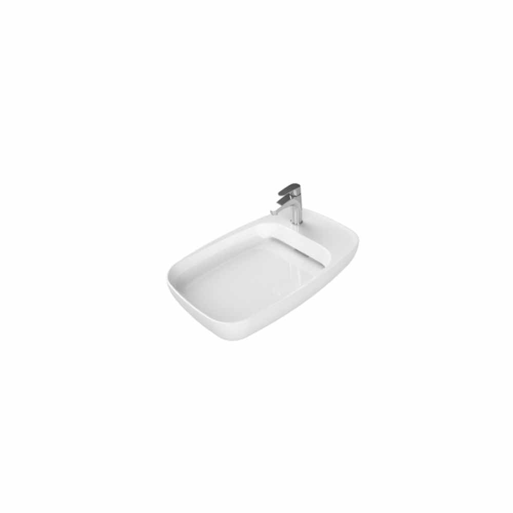 Turkuaz Cerastyle Nova Tezgahüstü Lavabo 60X38 Cm 073900-U resmi