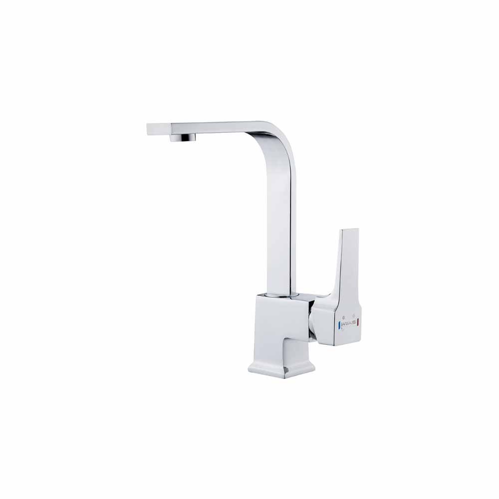 Siyam Alya Kuğu Lavabo Bataryası Krom 057004 resmi