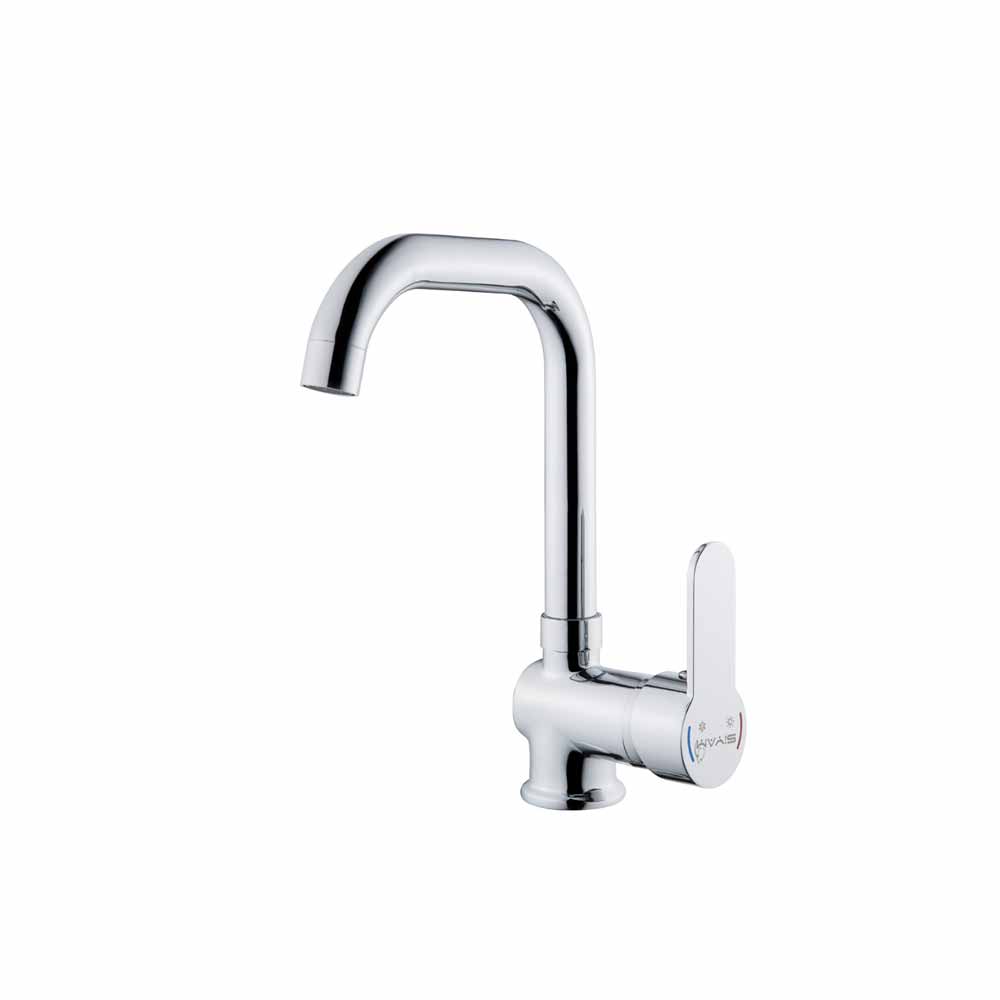 Siyam Lara Kuğu Lavabo Bataryası Krom 054004 resmi