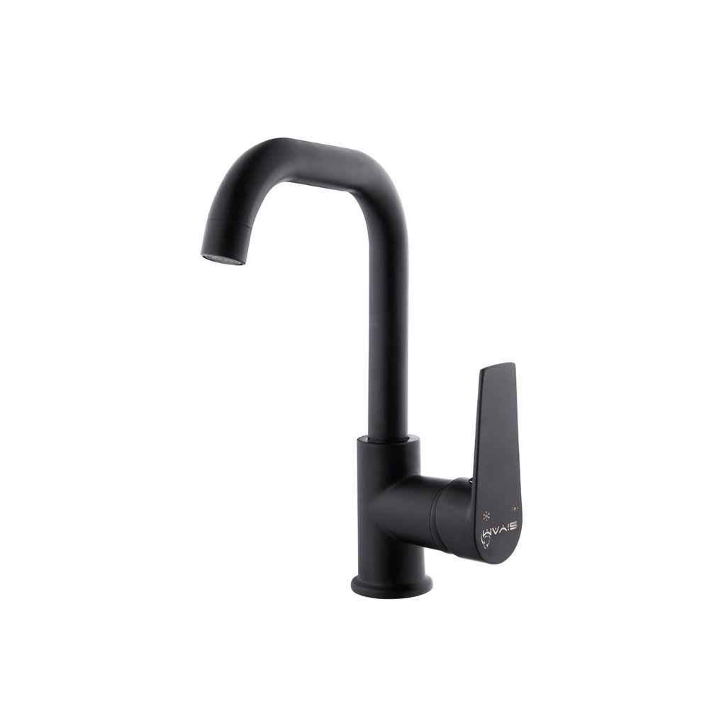 Siyam Lara Kuğu Lavabo Bataryası Siyah 054014 resmi