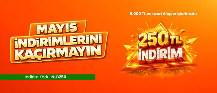 5.000 TL ve Üzeri Alışverişlerinizde 250 TL İndirim Fırsatı!