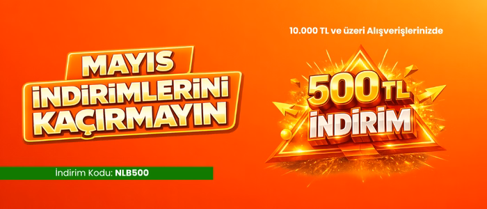 10.000 TL ve Üzeri Alışverişlerinizde 500 TL İndirim Fırsatı!