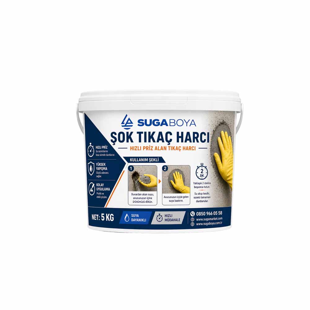 Suga Şok Tıkaç Harcı 5 Kg resmi