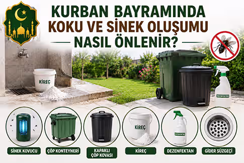 Kurban Bayramında Koku ve Sinek Oluşumu Nasıl Önlenir? Ustadan Hijyen ve Dış Alan Temizliği Rehberi