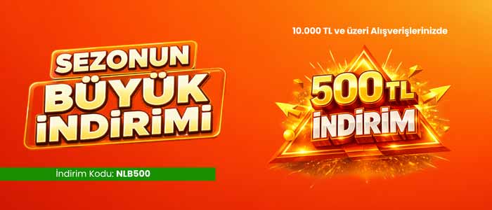 10.000 TL ve Üzeri Alışverişlerinizde 500 TL İndirim Fırsatı!