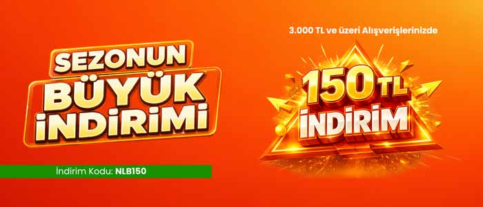 3.000 TL ve Üzeri Alışverişlerinizde 150 TL İndirim Fırsatı!