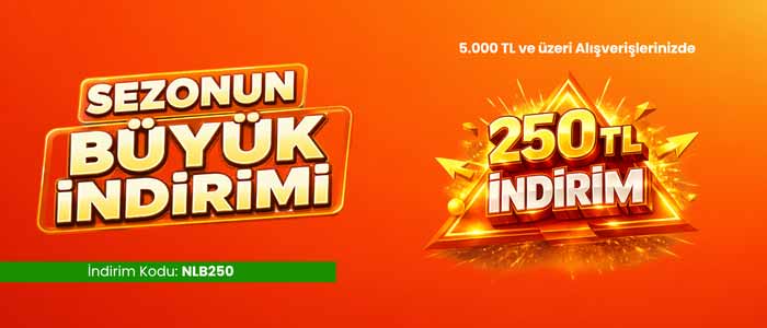 5.000 TL ve Üzeri Alışverişlerinizde 250 TL İndirim Fırsatı!