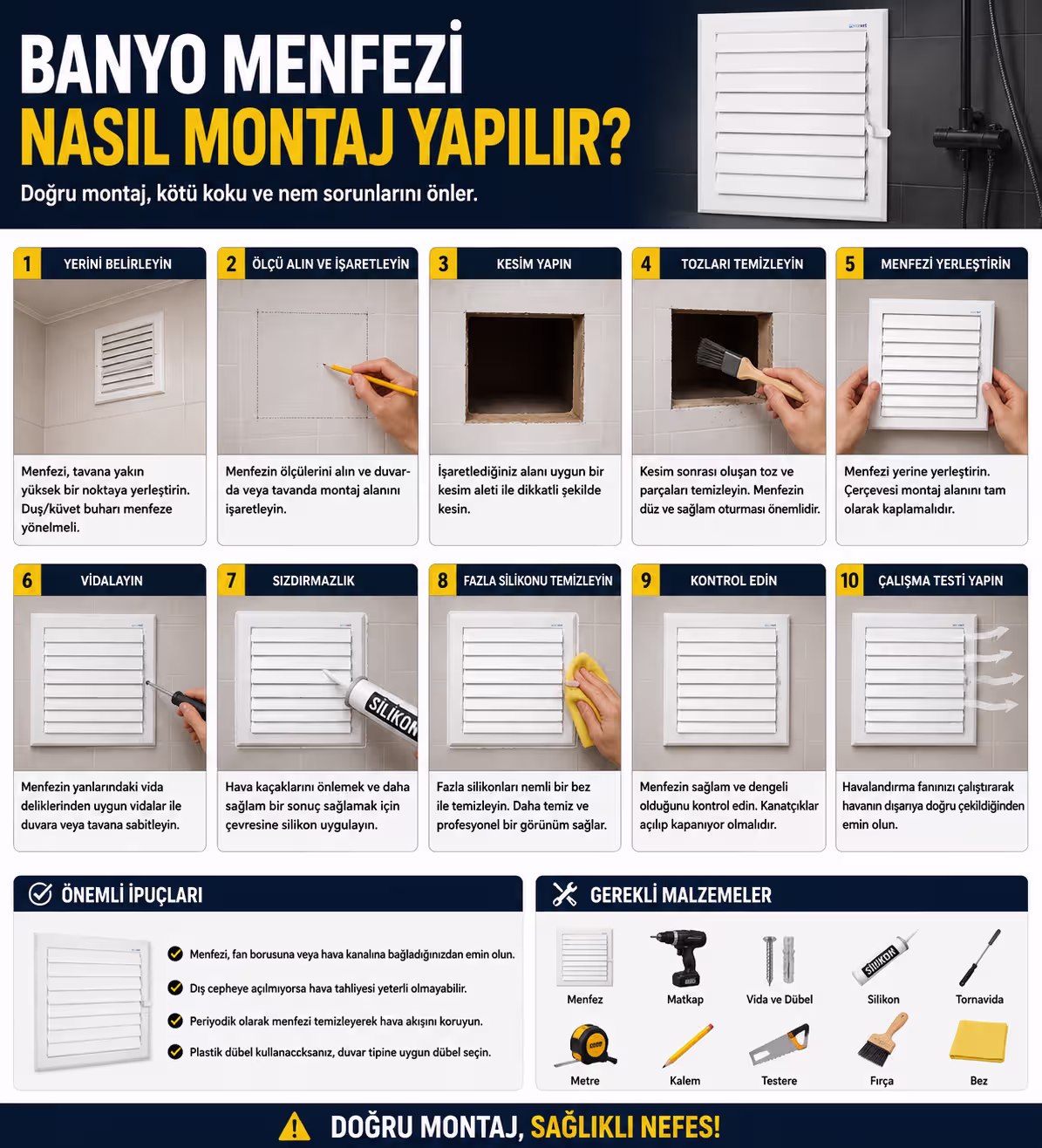Menfez Nasıl Montaj Yapılır