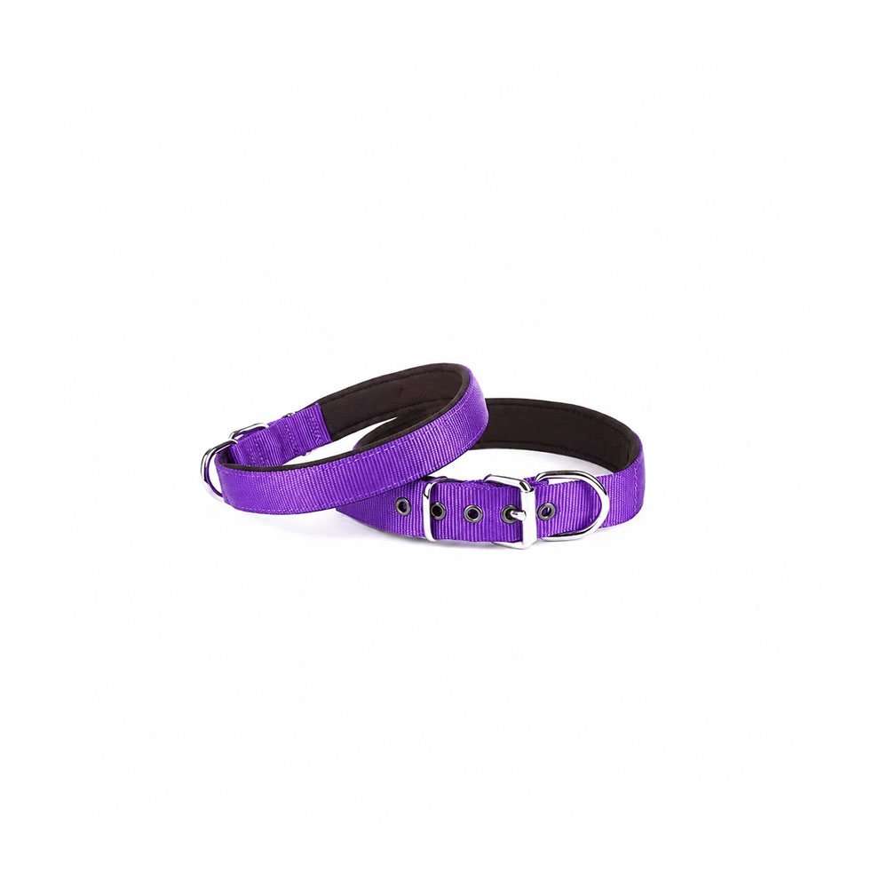 Doggie Konfor Dokuma Köpek Boyun Tasması Mavi 2,5x42-50Cm DSBT2510LROYALBLUE resmi