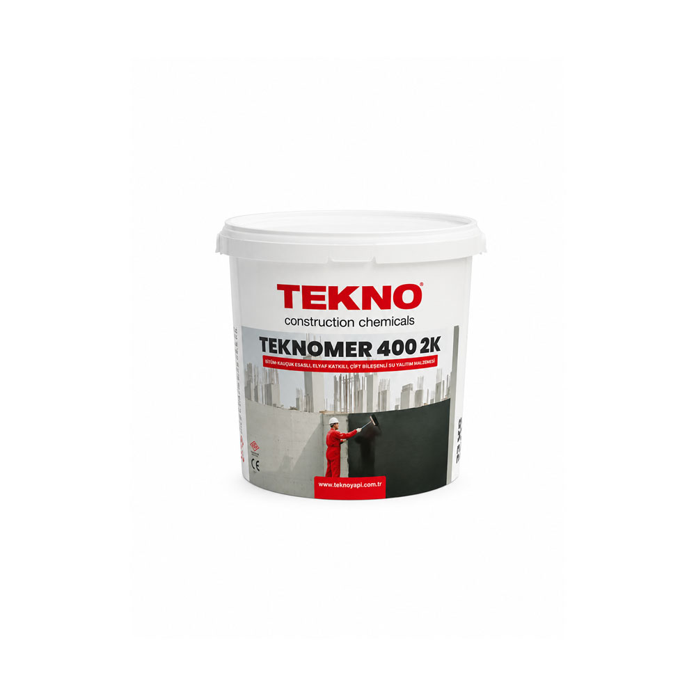 Teknomer 400 2K EX Çift Bileşenli Bitüm-Kauçuk Esaslı Su Yalıtım Malzemesi 32 Kg resmi