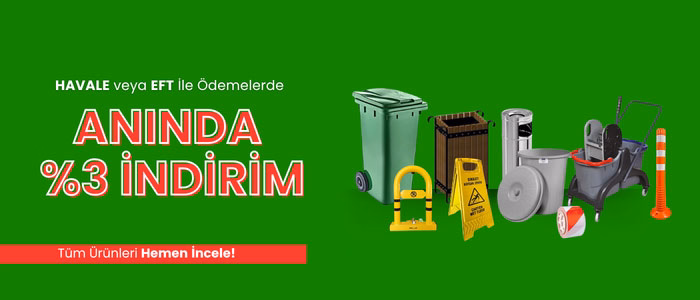 Havale / EFT ile Ödemelerde %3 İndirim Fırsatını Kaçırmayın!