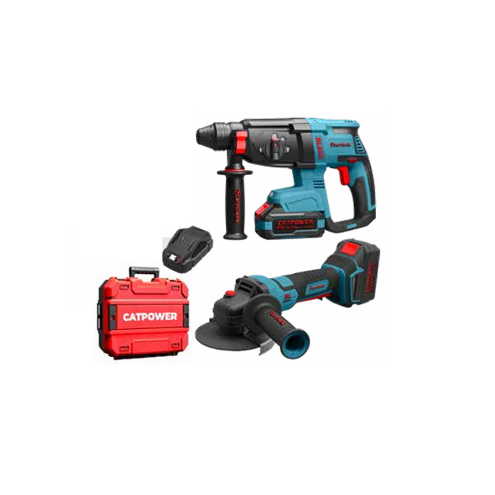 Catpower 5195 Akülü 2'Li Kombo Set Kırıcı Delici Ve Taşlama resmi