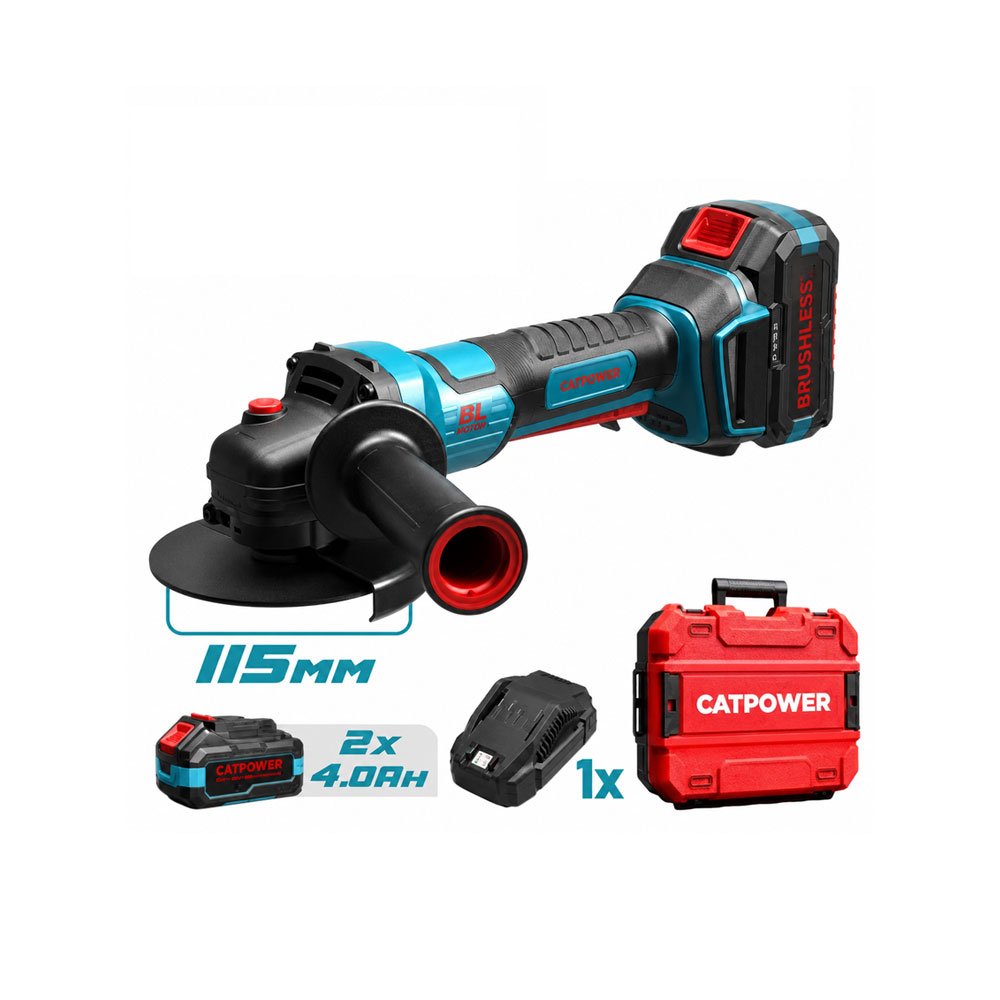 Catpower 5175 Akülü Avuç Taşlama Kömürsüz 115 mm resmi