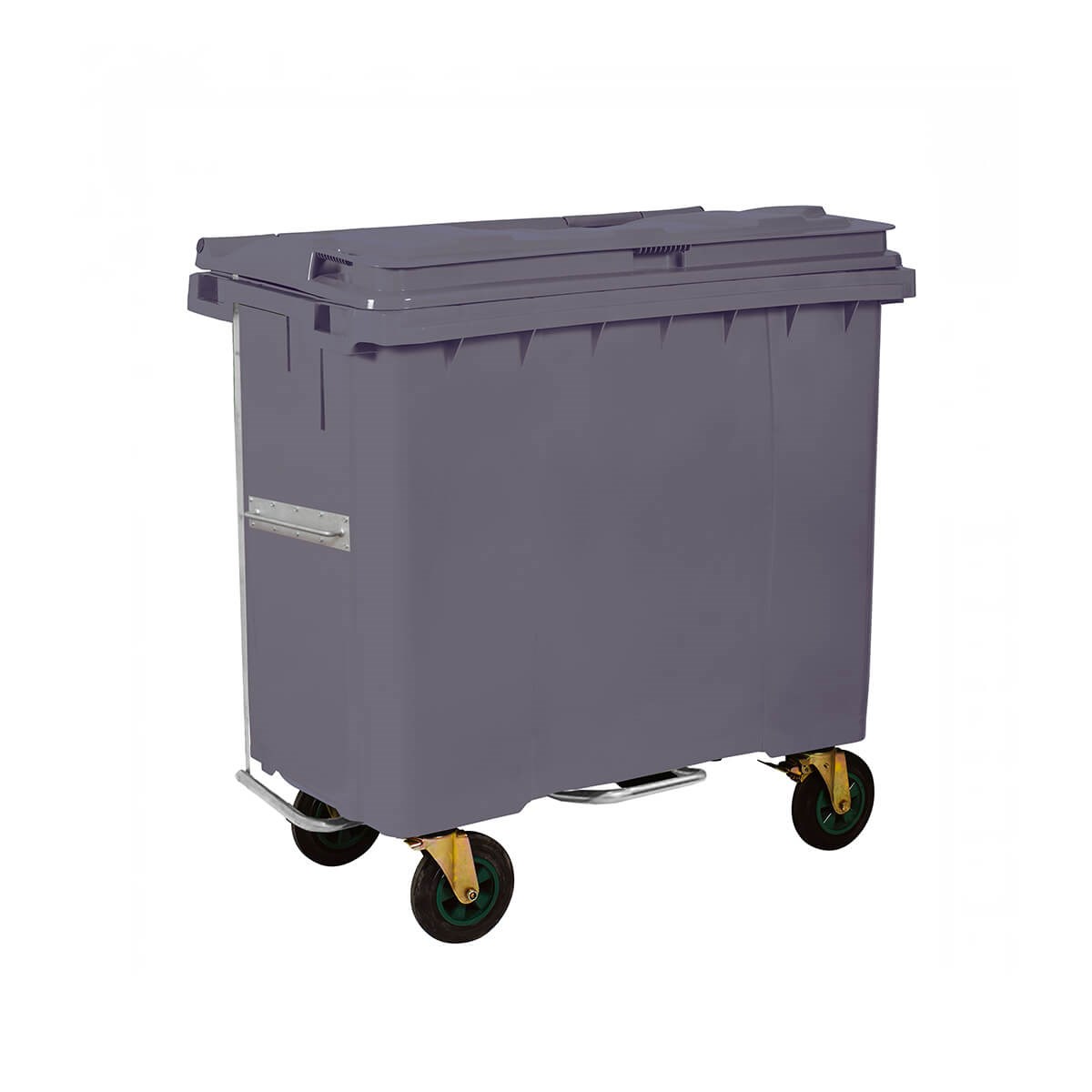 Kayalar Tekerlekli 770 Lt Konteyner Gri Pedallı resmi