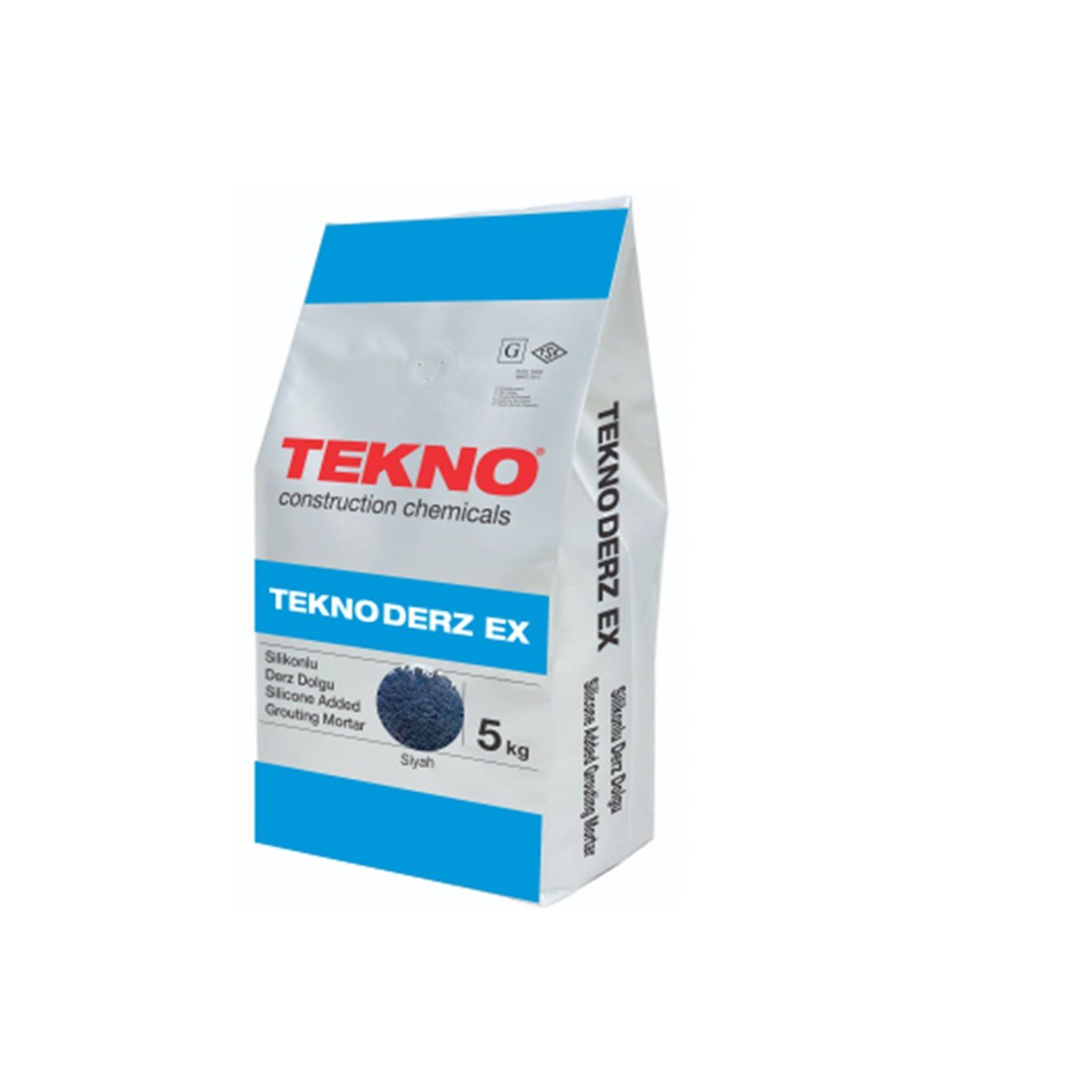 Teknoderz Ex Derz Dolgu Siyah 5 Kg resmi
