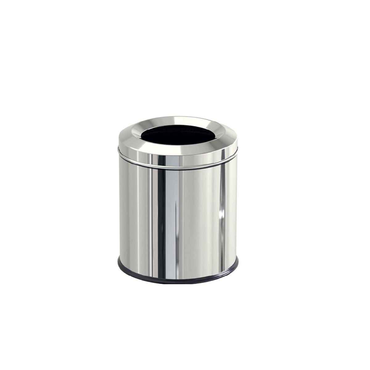Maxiflow Yanmaz Çöp Kovası 8 Lt Ss430 13330 resmi