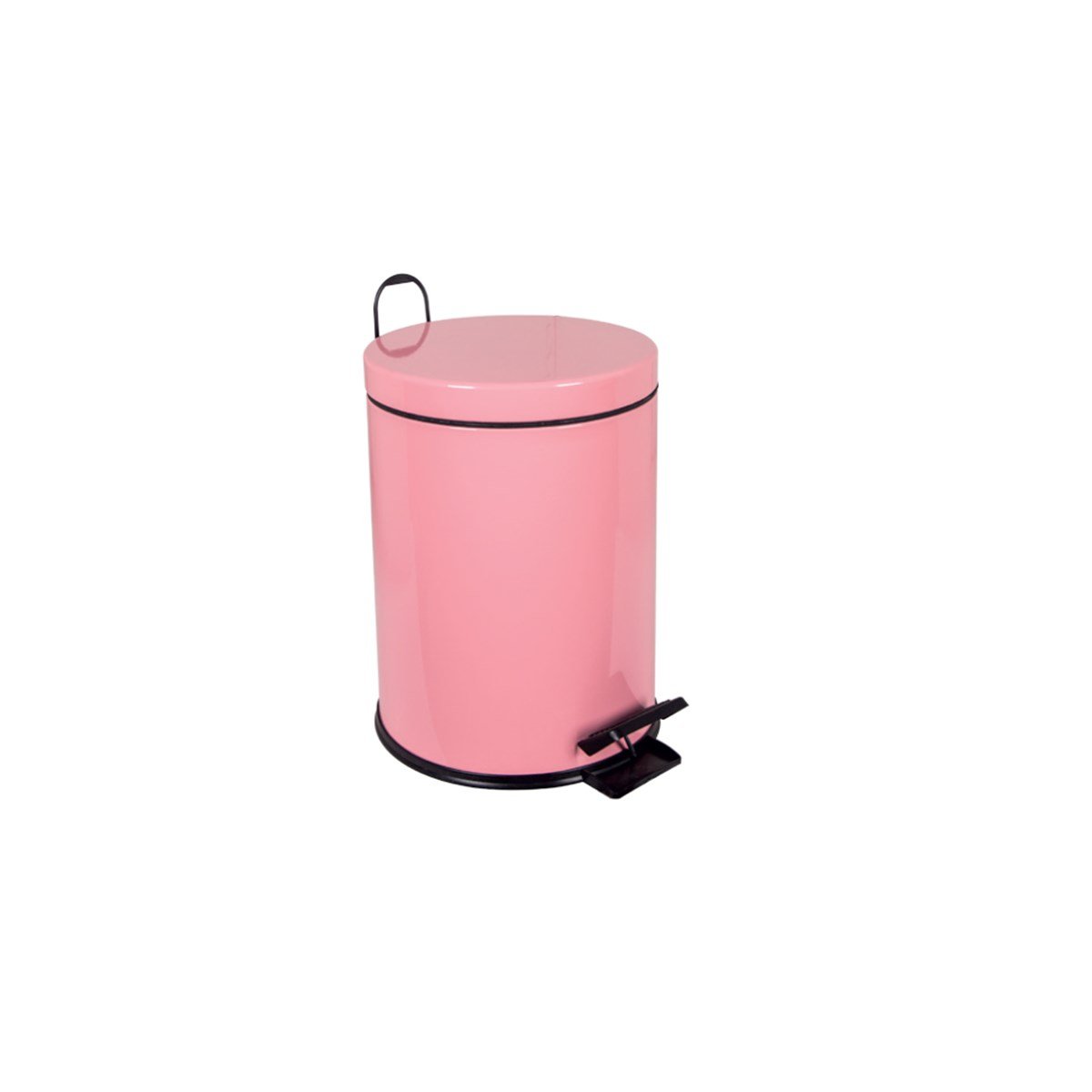 Maxiflow Standart Çöp Kovası Boyalı Pembe 3 Lt 18200 resmi