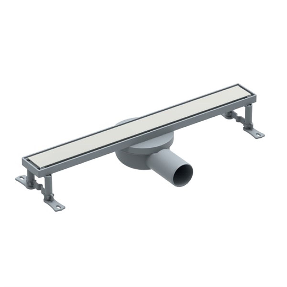 Maxiflow Line Pera Duş Izgarası 40Cm (Dolu Krom-Yan Çıkış) 26510 resmi