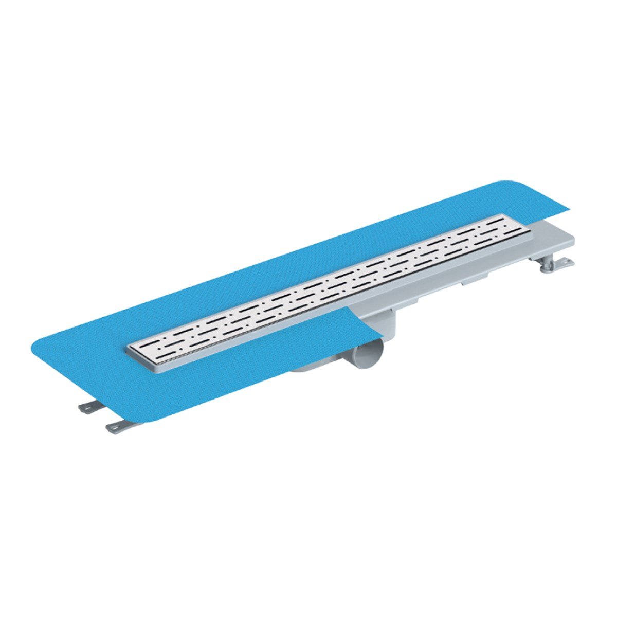 Maxiflow Line Tekstil Membranlı Duş Izgarası 33Cm (Rain-Yan Çıkış) 16268 resmi