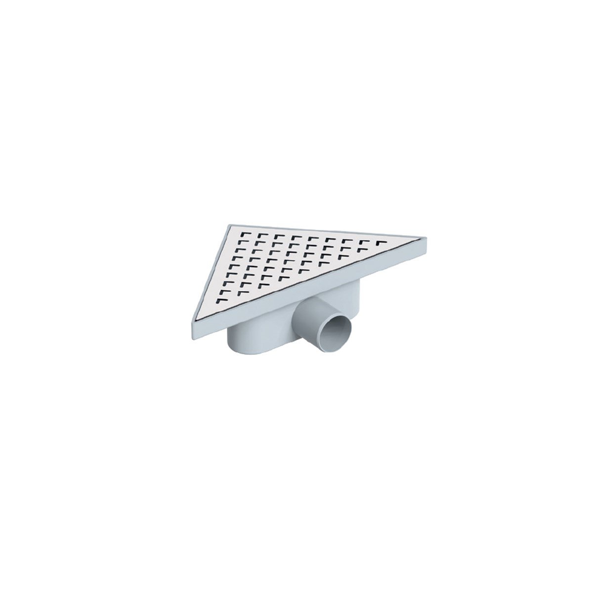 Maxiflow Line Üçgen Yer Süzgeci 33 Cm (Yan Çıkış) 18117 resmi