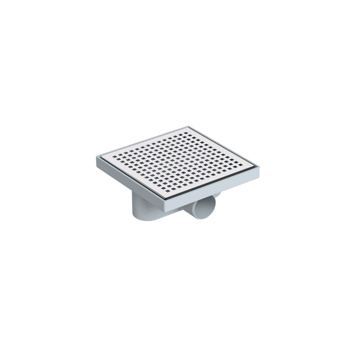 Maxiflow Line Kare Yer Süzgeci 20x20Cm (Yan Çıkış) 18154 resmi