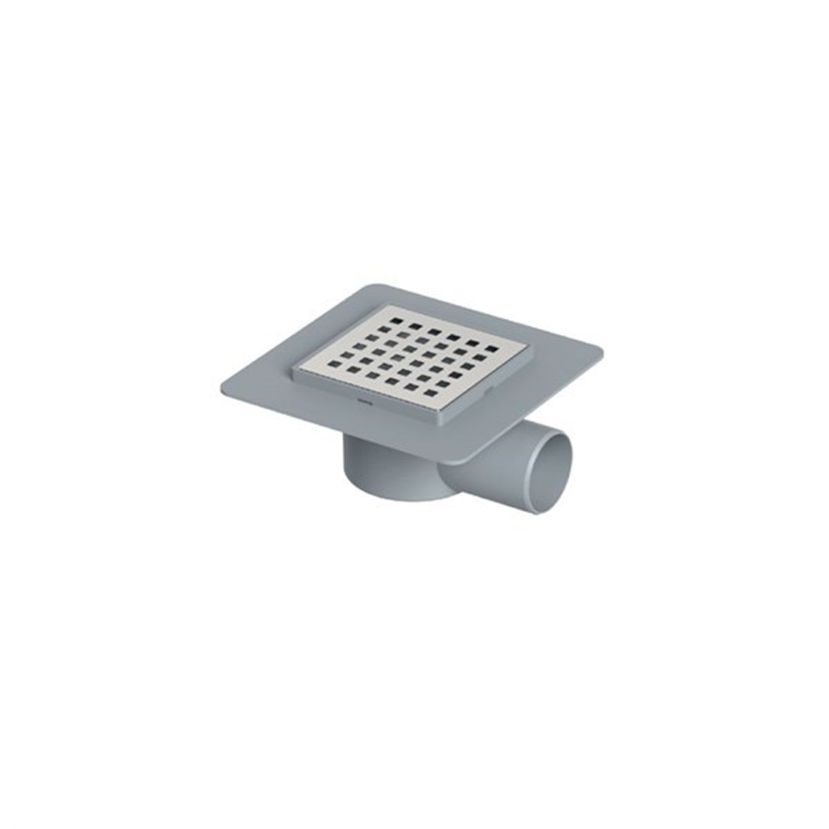 Maxiflow Midi Yer Süzgeci 10X10 Ø50 (Yan Çıkış) 14022 resmi