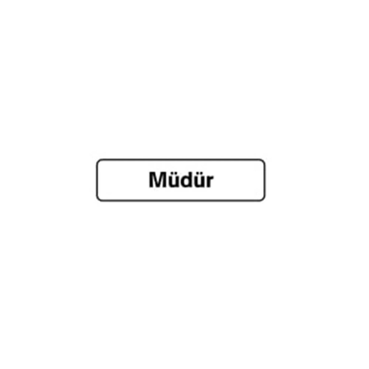 B1-202 Müdür 7,5x25 Cm resmi