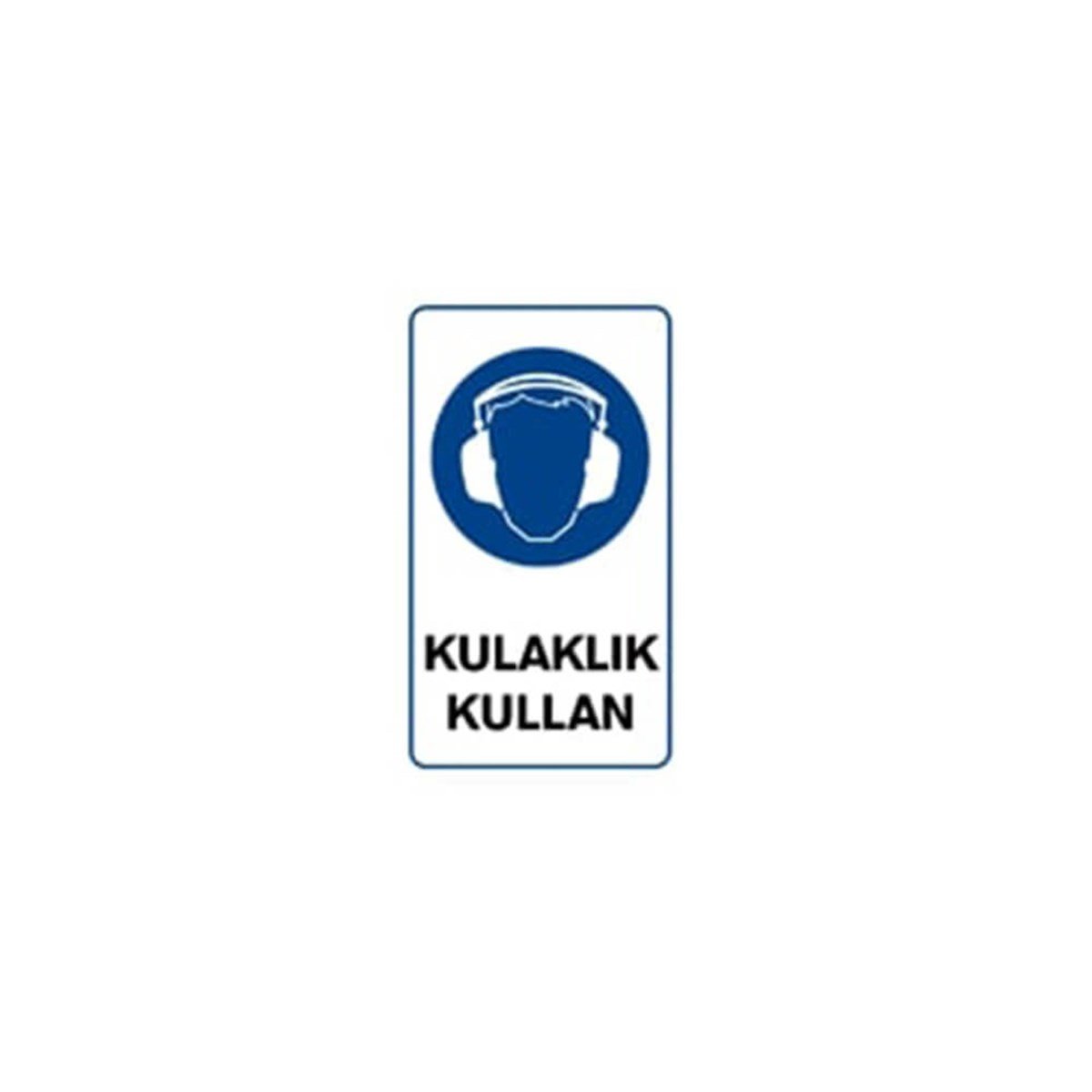 C103 Kulaklık Kullan 15x25 Cm resmi