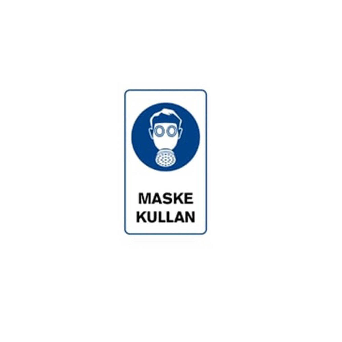 C108 Maske Kullan 15x25 Cm resmi