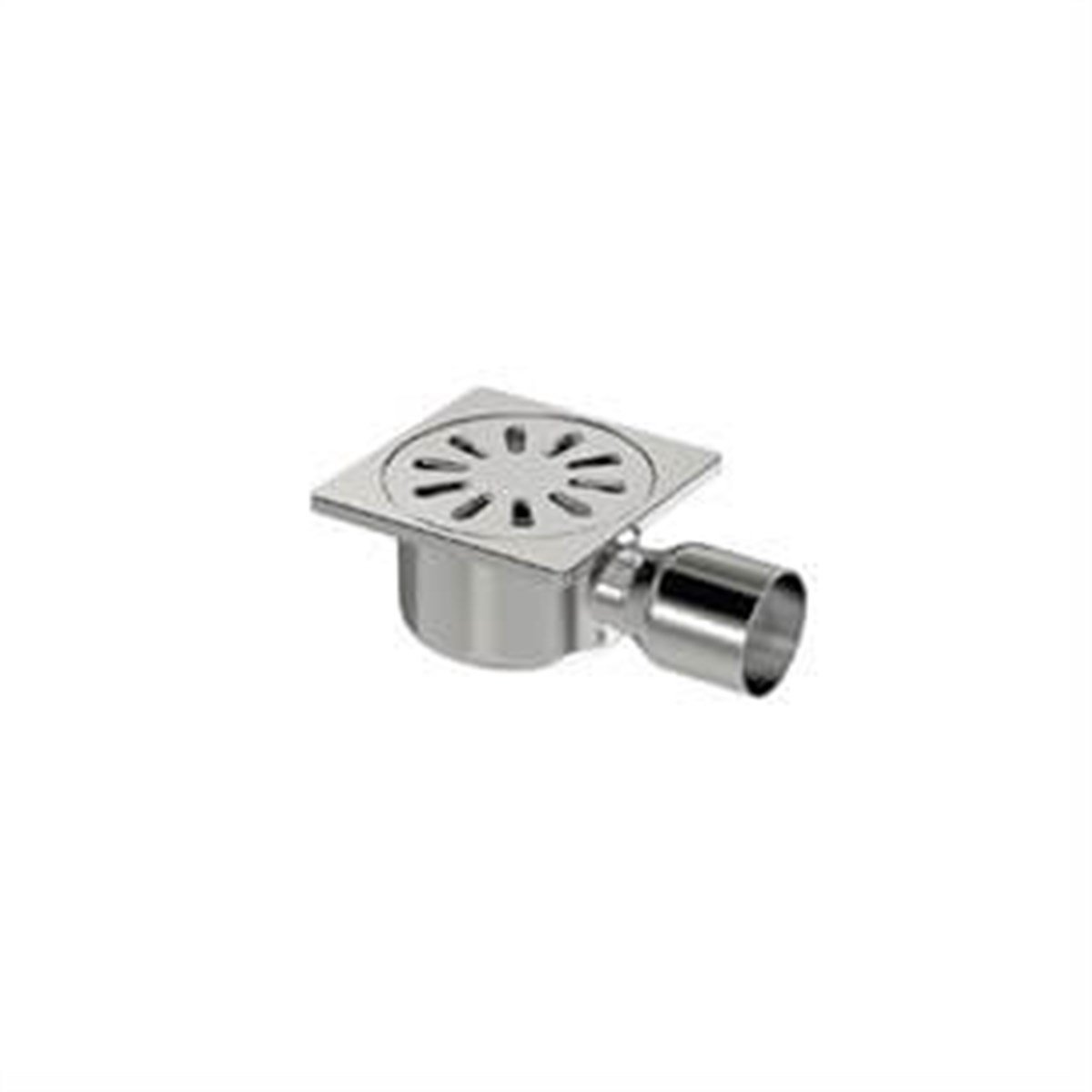 Maxiflow Premium Paslanmaz Yer Süzgeci 10X10 Ø32 (Yan Çıkış) 14096 resmi